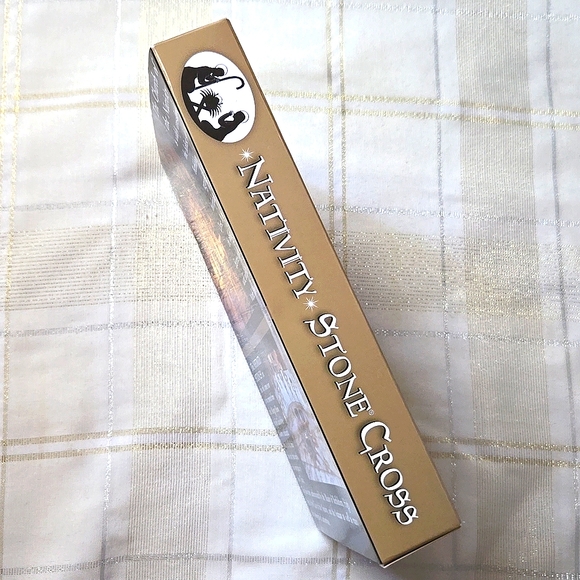 Nativity Stone Cross Necklace w/Authentication Certificate - Picture 6 of 16